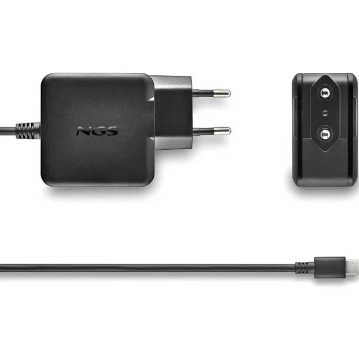 NGS Cargador de Pared GaN USB-C 45W Negro GAN45W-C NGS Cargador de Pared GaN USB-C 45W Negro GAN45W-C